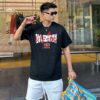 BALENCIAGA New Classic Letter Graffiti Print Casual Round Neck Short Sleeve T-Shirt