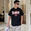 BALENCIAGA New Classic Letter Graffiti Print Casual Round Neck Short Sleeve T-Shirt