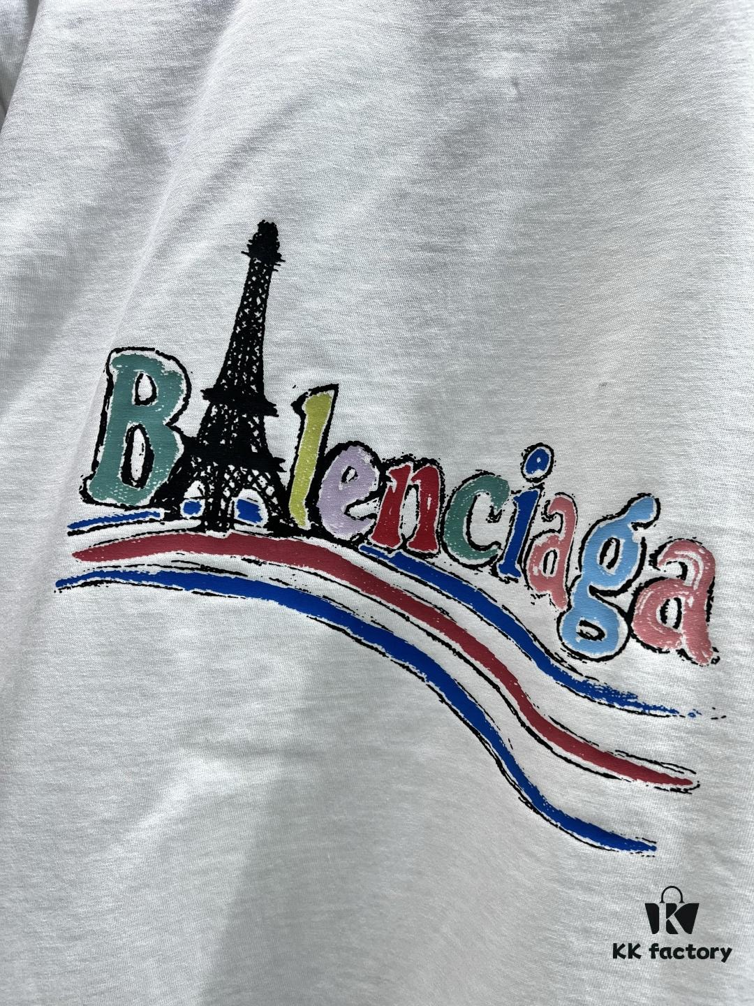 Balenciaga Wave Coca-Cola Series Short Sleeve T-Shirt