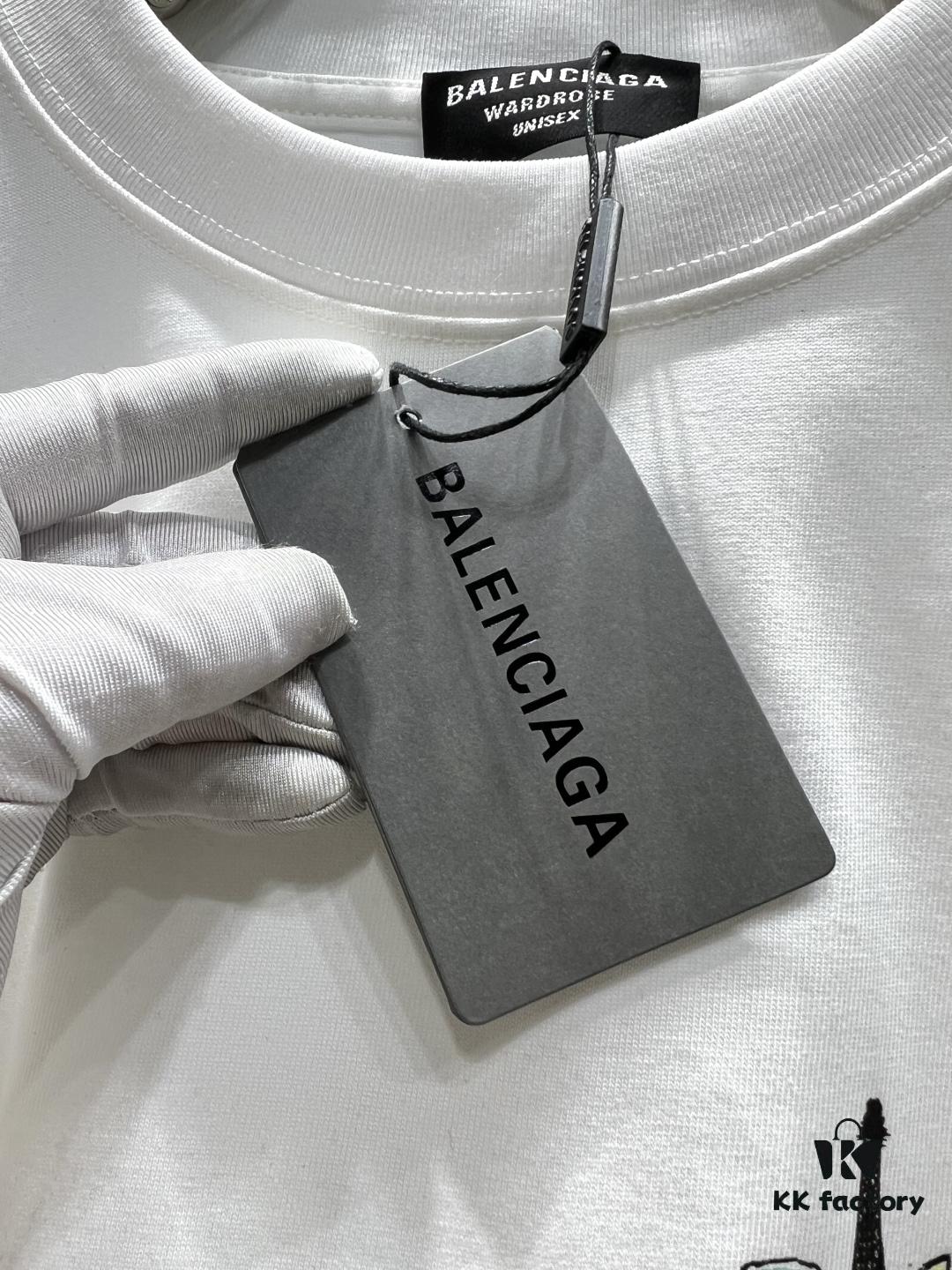 Balenciaga Wave Coca-Cola Series Short Sleeve T-Shirt