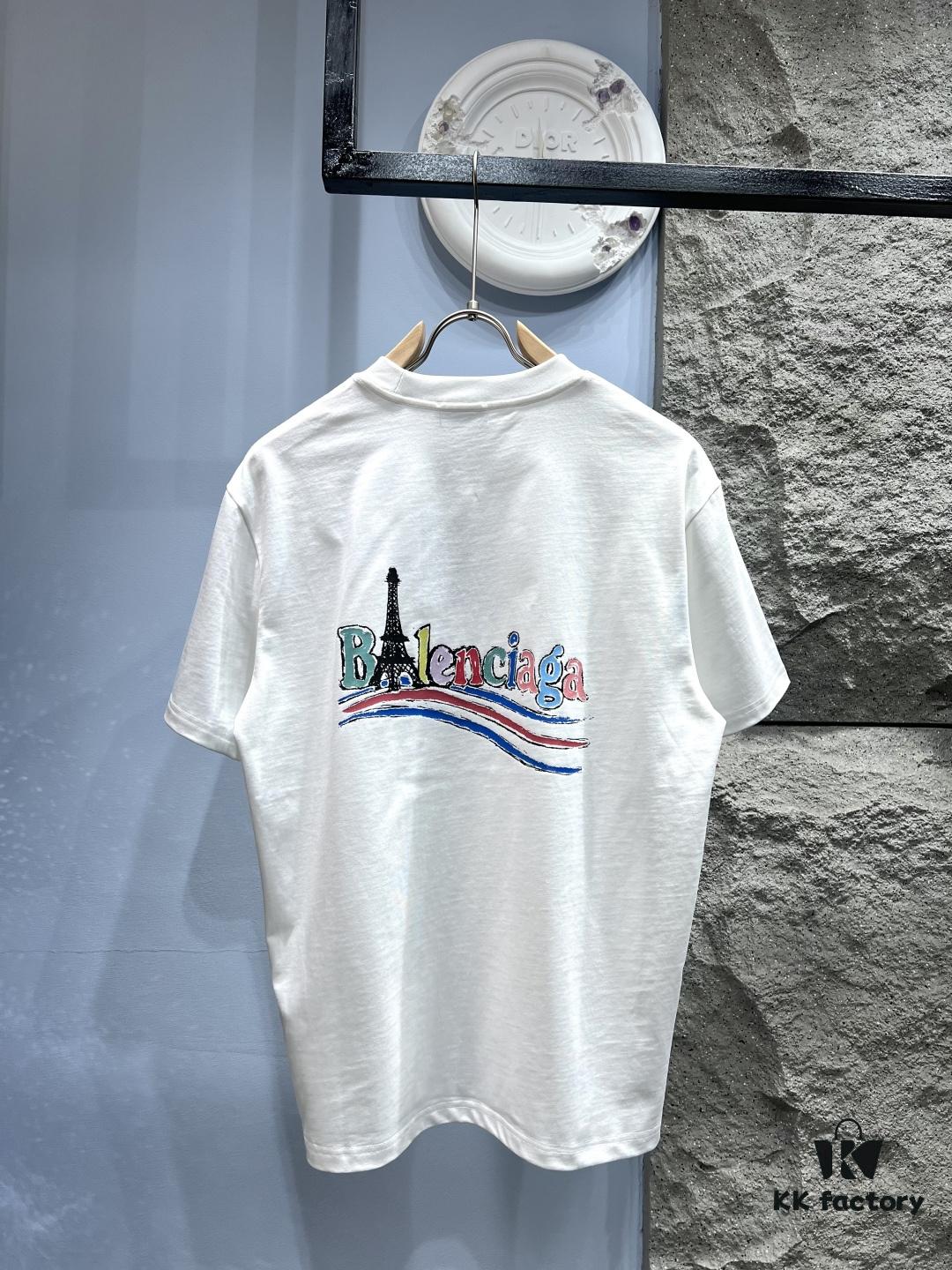 Balenciaga Wave Coca-Cola Series Short Sleeve T-Shirt