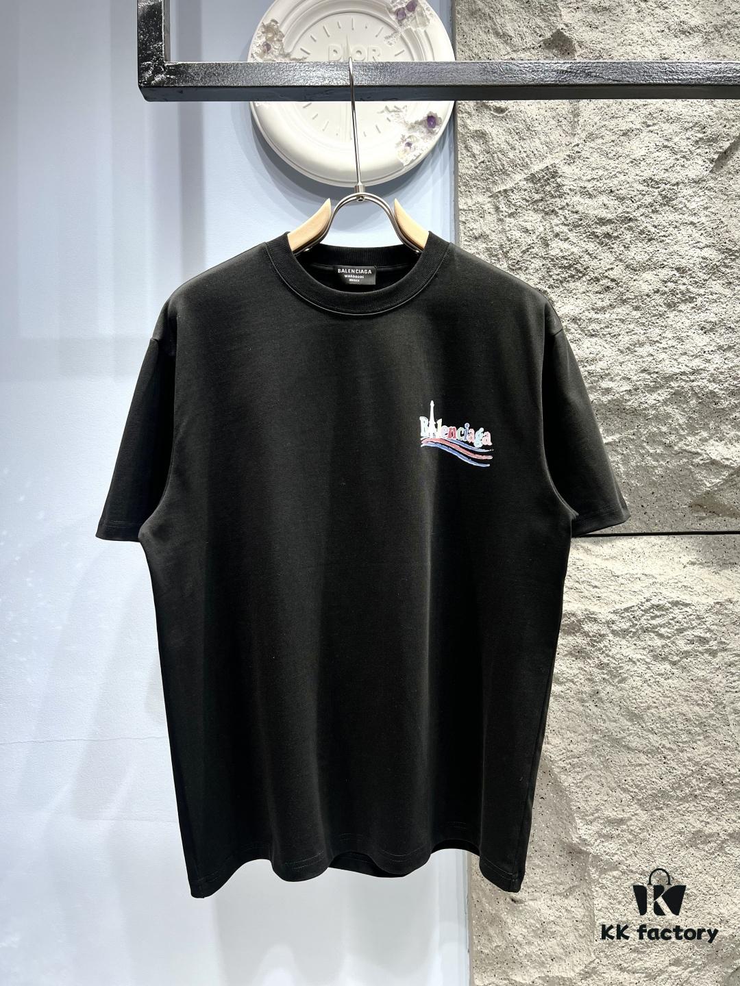 Balenciaga Wave Cola Series Short-Sleeve T-Shirt