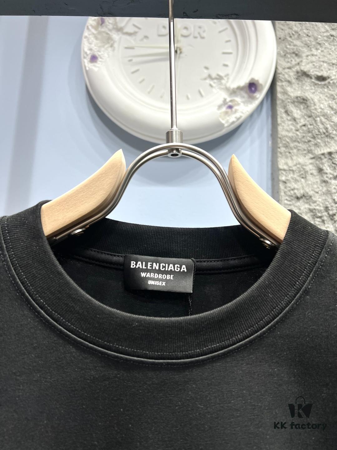 Balenciaga Wave Cola Series Short-Sleeve T-Shirt