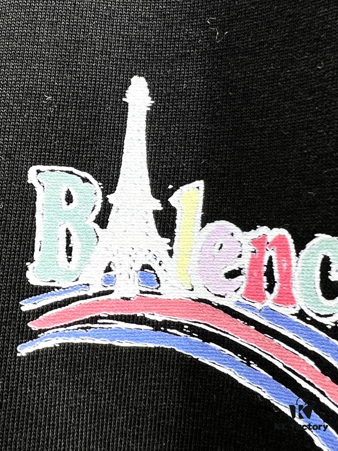 Balenciaga Wave Cola Series Short-Sleeve T-Shirt