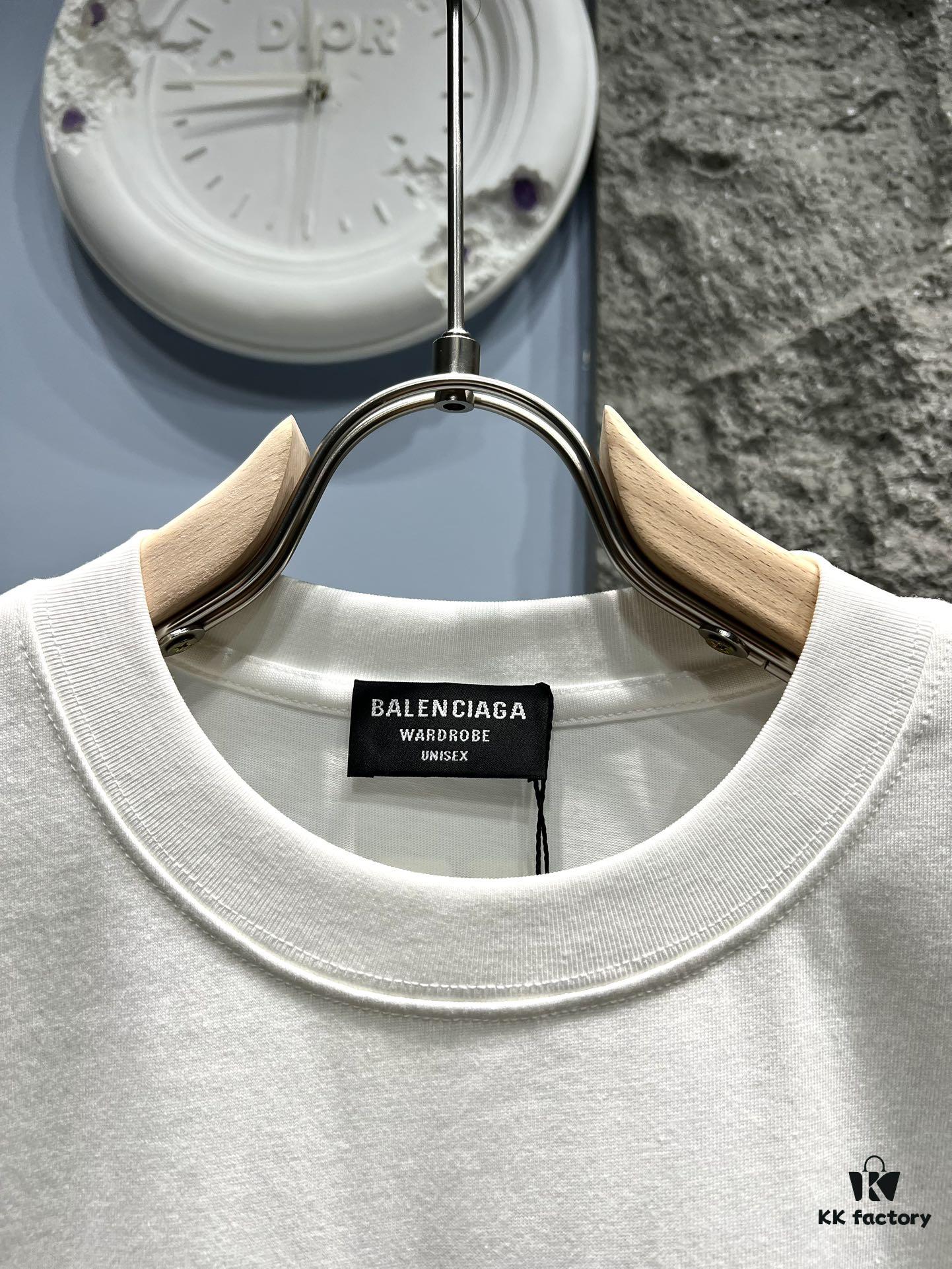 Balenciaga Patchwork Print Logo T-Shirt