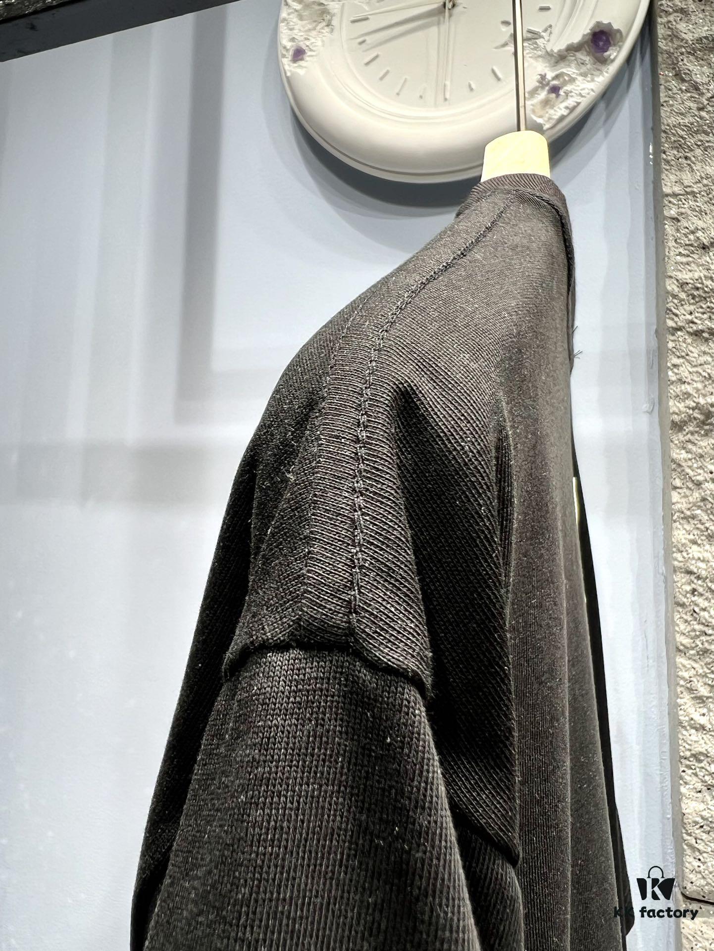 Balenciaga* Paris Fashion Spliced Logo Short Sleeve T-Shirt