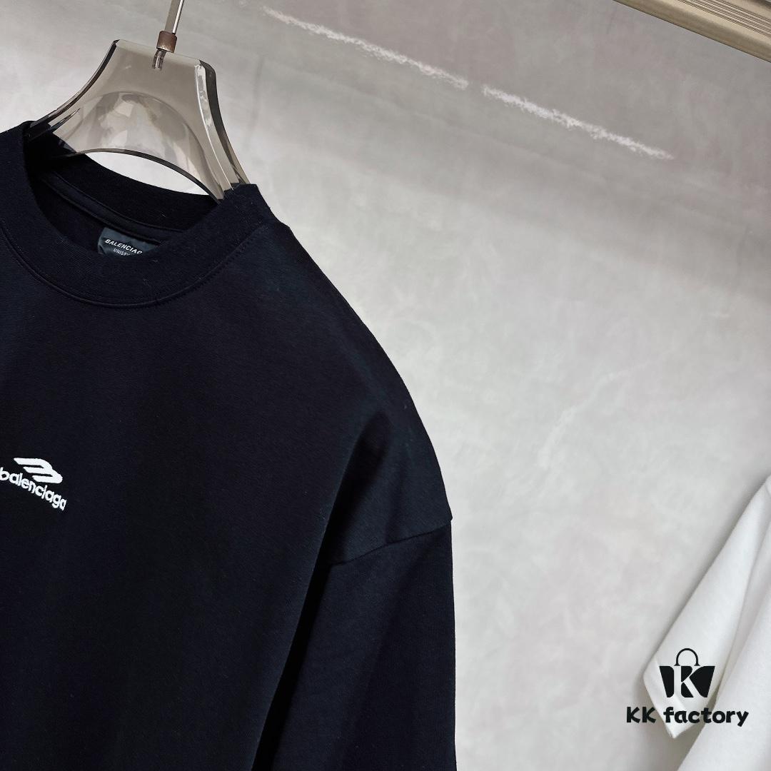 Balenciaga 2025 SS New Arrival Short Sleeve T-Shirt, Stylish and Minimalist Design, Classic Brand Logo, Comfortable Wear with Refined Craftsmanship