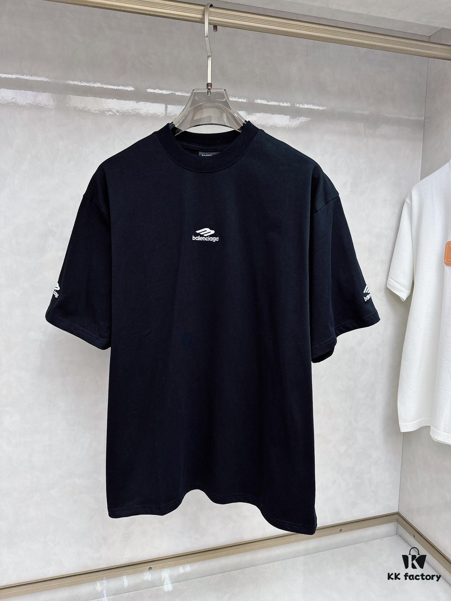 Balenciaga 2025 SS New Arrival Short Sleeve T-Shirt, Stylish and Minimalist Design, Classic Brand Logo, Comfortable Wear with Refined Craftsmanship