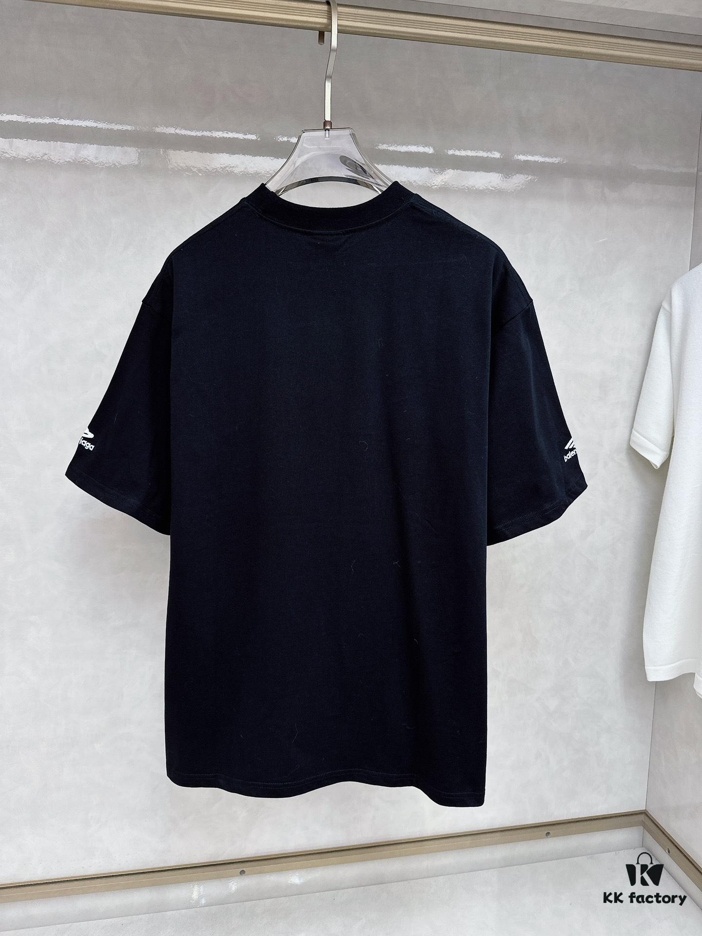 Balenciaga 2025 SS New Arrival Short Sleeve T-Shirt, Stylish and Minimalist Design, Classic Brand Logo, Comfortable Wear with Refined Craftsmanship