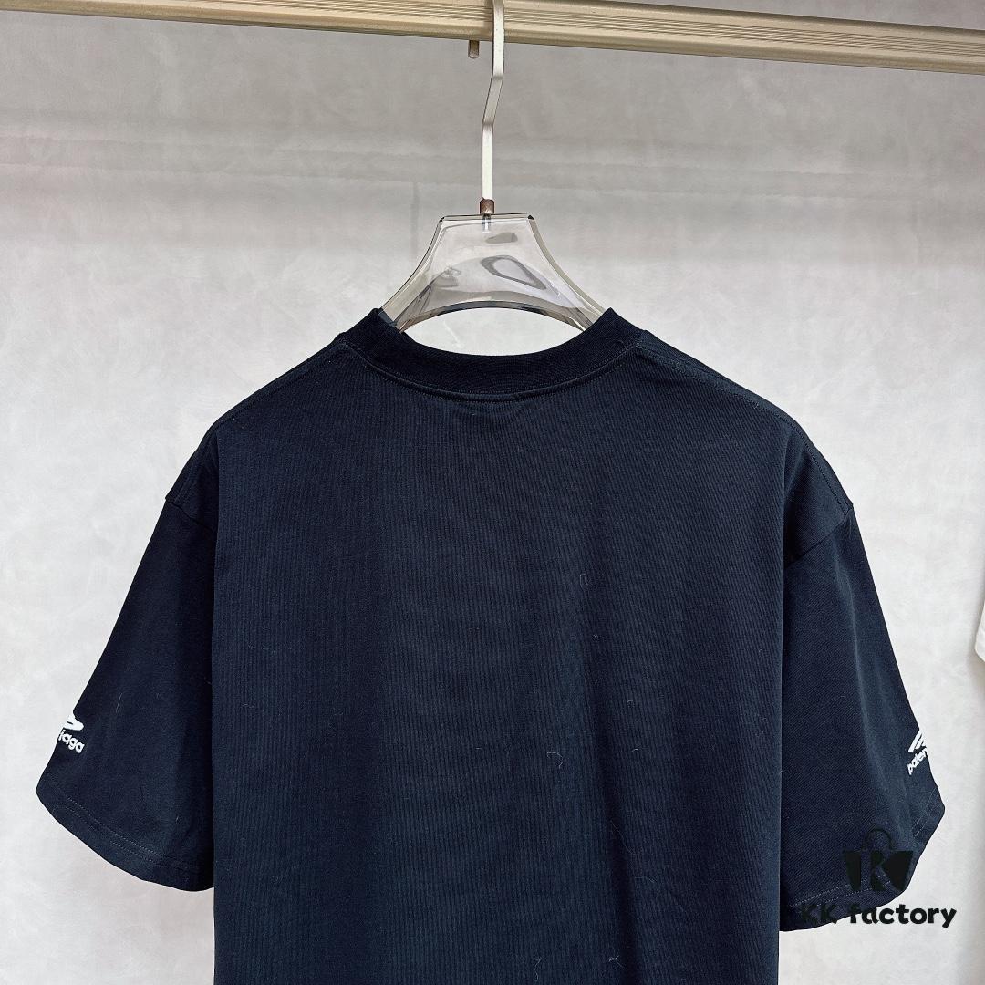 Balenciaga 2025 SS New Arrival Short Sleeve T-Shirt, Stylish and Minimalist Design, Classic Brand Logo, Comfortable Wear with Refined Craftsmanship