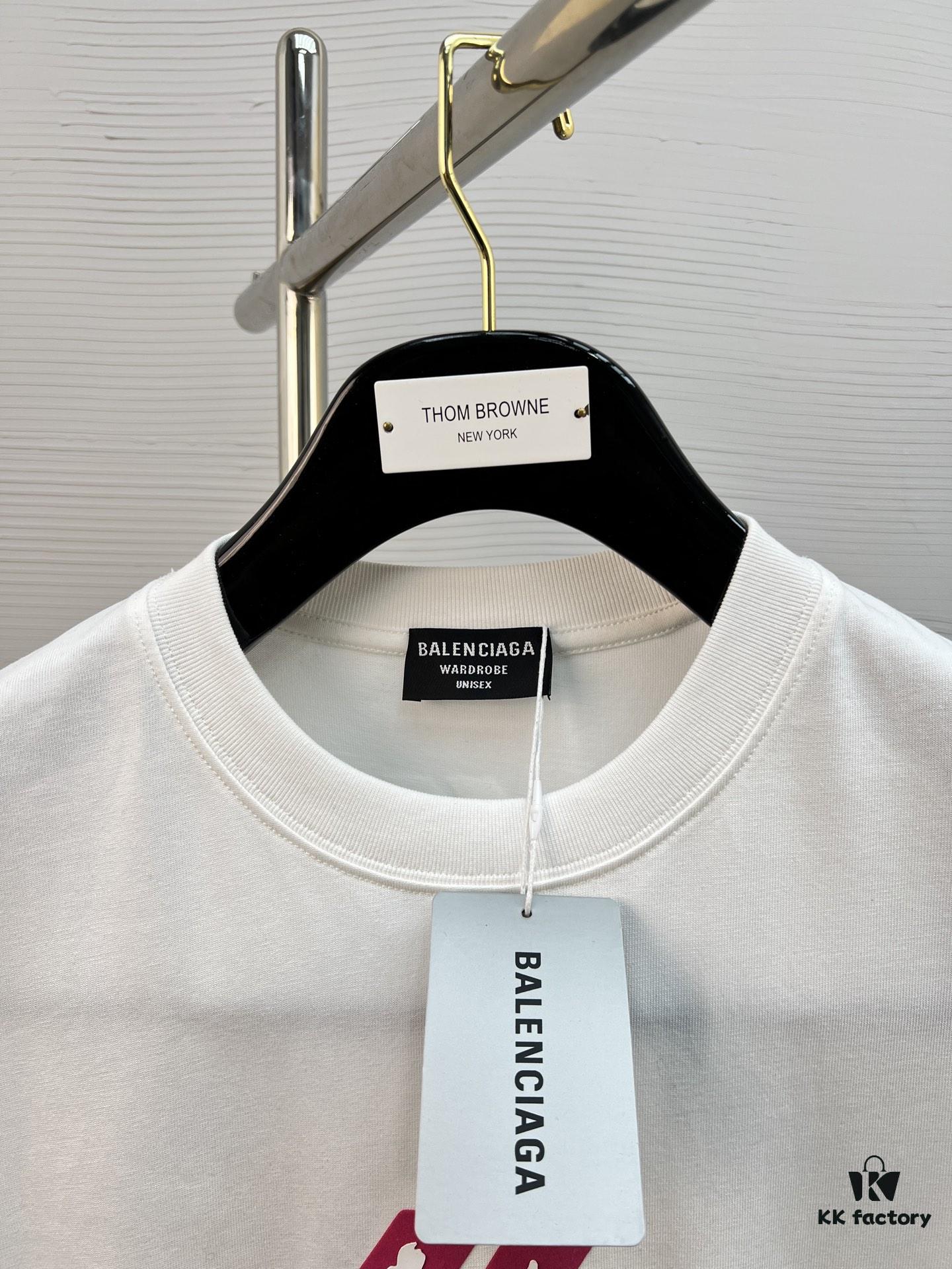 High-Quality BAL 25SS Screen-Printed Premium Craftsmanship Classic Color T-Shirt! Fresh and Vibrant Youthful Style! New Season's Featured Bear Series, Made with Top-Grade Printing Standards, Strong 3D Color Transition, Premium 280g Pure Cotton Fabric, Comfortable and Soft. Perfect Match with Jeans, Chinos, or Shorts for Spring and Summer – A Must-Have Bestseller!