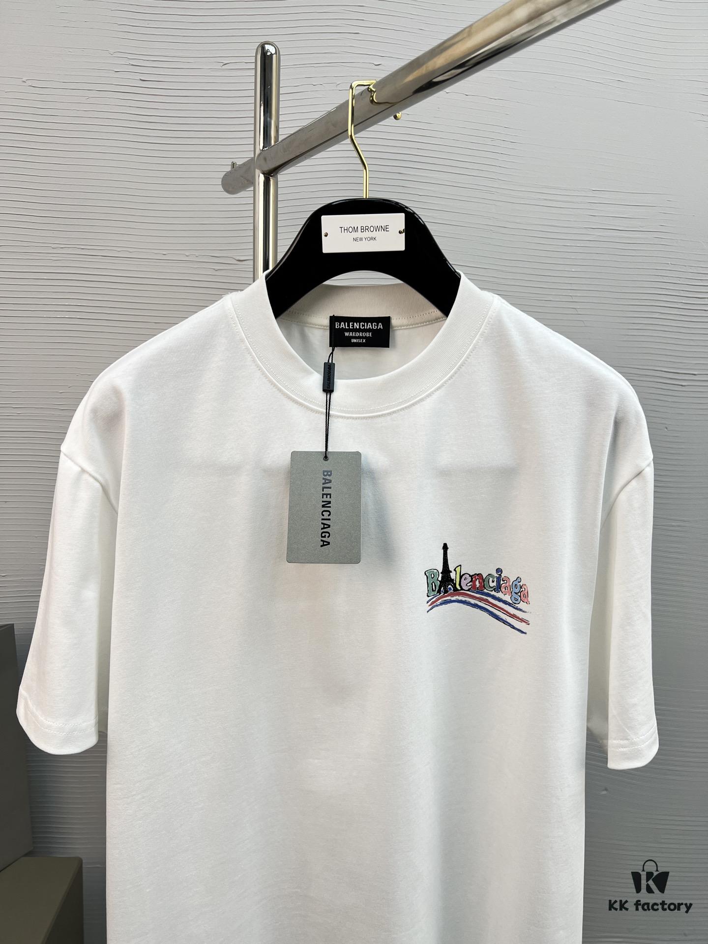 High-Quality BAL 25SS Classic Color T-Shirt New Arrival! A vibrant and youthful design bursting with energy, part of the new season's featured bear series. Crafted with premium 280g pure cotton fabric and advanced first-grade printing technology for a strong three-dimensional color gradient. Soft, comfortable, and perfect for spring and summer – effortlessly pairs with jeans, casual pants, or shorts as a must-have wardrobe staple.