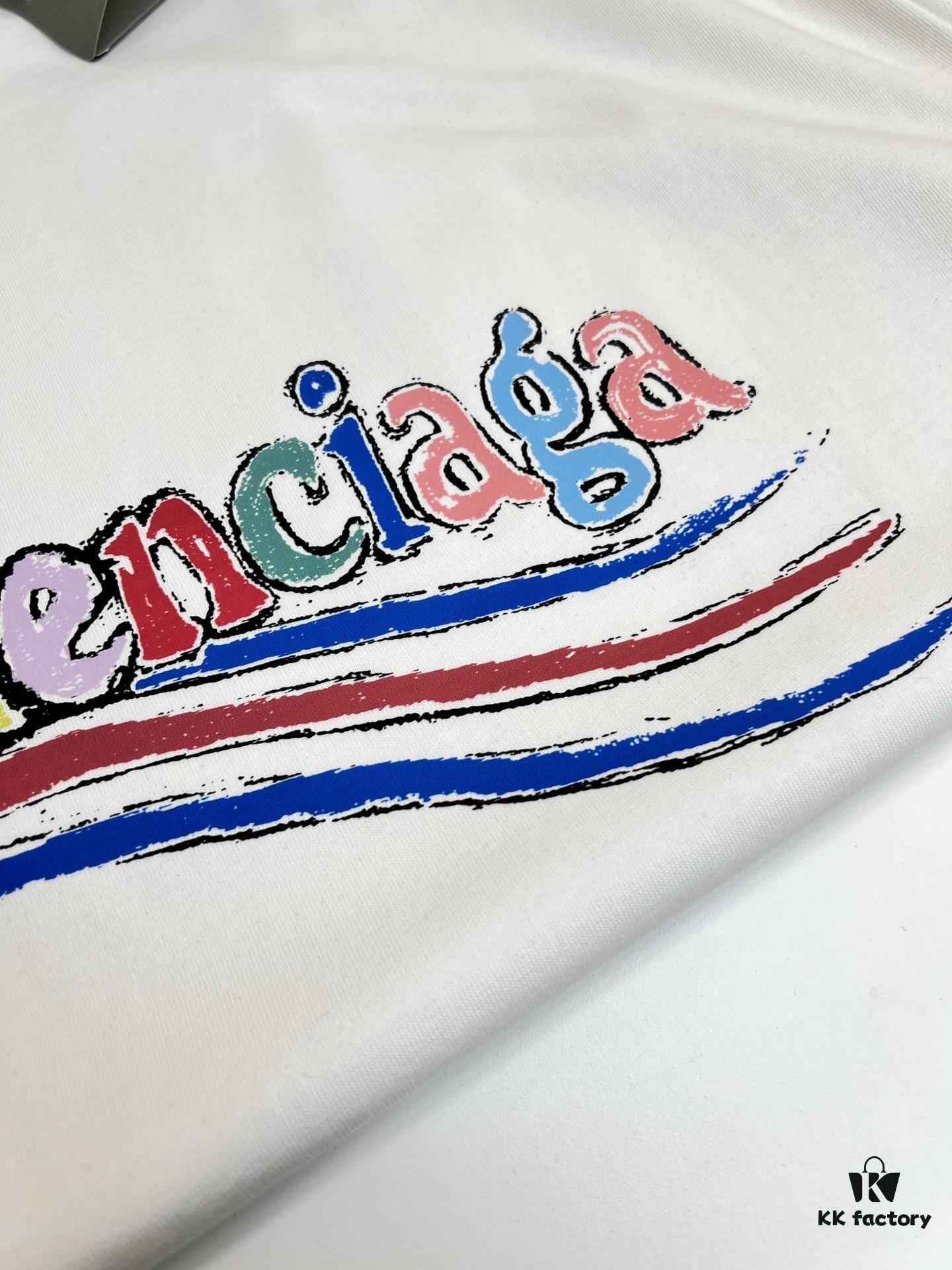 High-Quality BAL 25SS Classic Color T-Shirt New Arrival! A vibrant and youthful design bursting with energy, part of the new season's featured bear series. Crafted with premium 280g pure cotton fabric and advanced first-grade printing technology for a strong three-dimensional color gradient. Soft, comfortable, and perfect for spring and summer – effortlessly pairs with jeans, casual pants, or shorts as a must-have wardrobe staple.