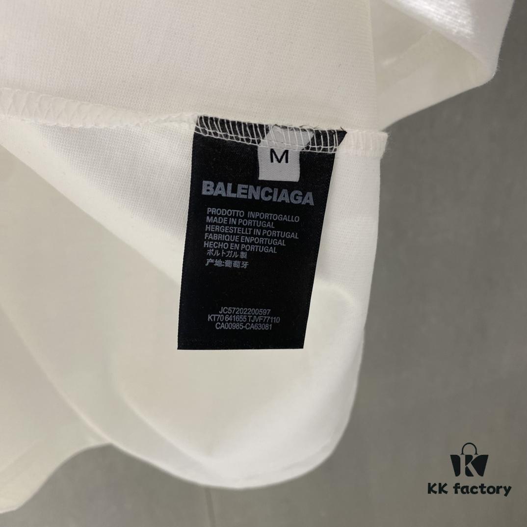 Bl 2025 Spring and Summer New Arrival Pure Cotton Colorful Letter Print Short Sleeve T-Shirt