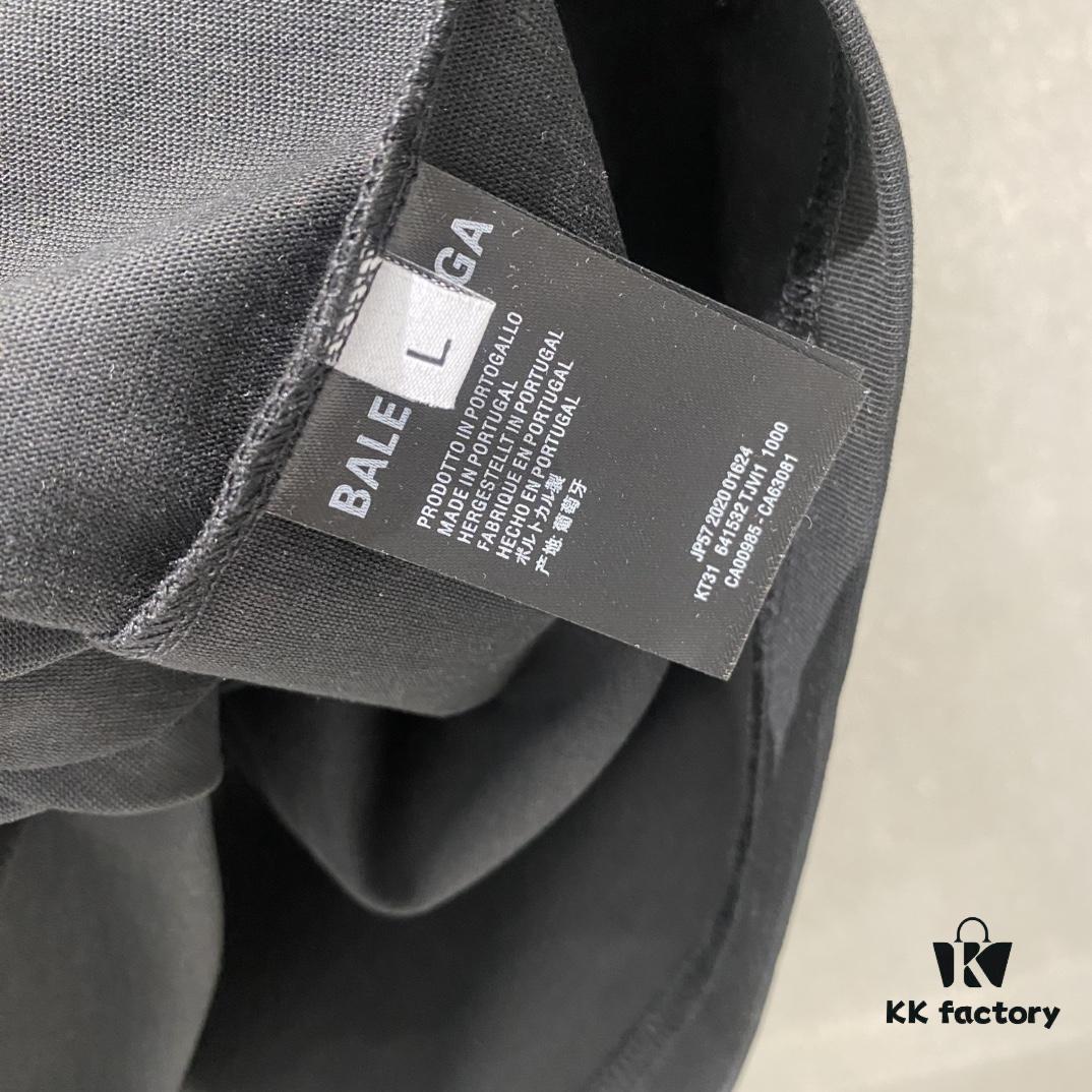 Bl 2025 Spring and Summer New Arrival Pure Cotton Colorful Letter Print Short Sleeve T-Shirt