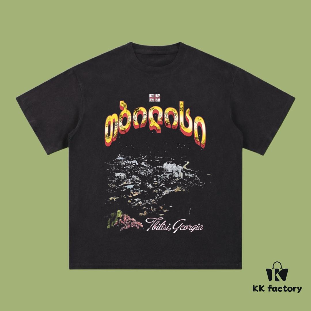 High-End Quality Balenciaga 2025 Fall Spring/Summer Collection Urban Short-Sleeve T-Shirt