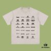 High-Quality Balenciaga 2025 Fall Spring/Summer Collection LOGO Wall Graphic Short-Sleeve T-Shirt Made with Imported Kanglong Digital Direct-to-Garment Printing, Custom-Dyed Premium Streetwear 26S Double-Yarn 100% Washed 300G Garment-Dyed and Snow-Washed OS Loose Fit Unisex