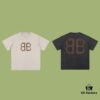 High-End Quality Balenciaga 2025 Fall Spring/Summer Collection Double B Short-Sleeve T-Shirt