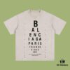 High-End Quality Balenciaga 2025 Fall Spring/Summer Collection Slogan 1917 Short Sleeve T-Shirt