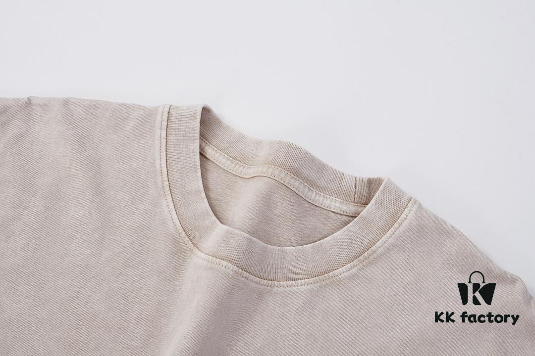 High-End Quality Balenciaga 2025 Fall Spring/Summer Collection Smoke Logo Short Sleeve T-Shirt