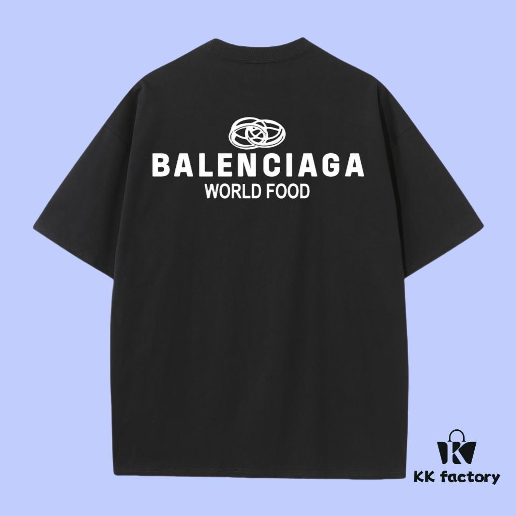 Balenciaga 2025 Fall Spring-Summer Collection Ring Short Sleeve T-Shirt Premium Quality Limited Edition, Custom Woven 270G 32-Count Double-Yarn Pure Cotton Fabric, Relaxed Fit Unisex Tee Distinct from Regular Printed Tees