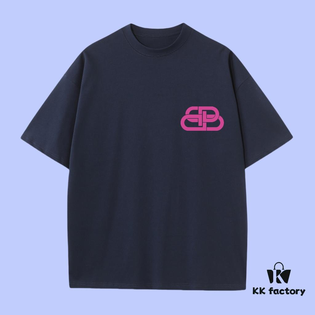 High-End Quality Balenciaga 2025 Fall Spring/Summer Collection Buckle Short-Sleeve T-Shirt, Distinct from Regular Print, Custom-Woven 270G 32-Thread Double-Yarn Pure Cotton Fabric, Loose Fit Unisex Design