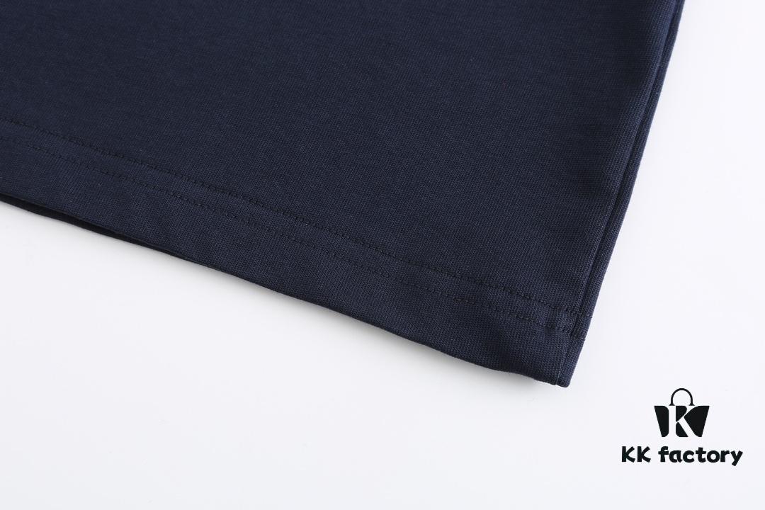 High-End Quality Balenciaga 2025 Fall Spring/Summer Collection Buckle Short-Sleeve T-Shirt, Distinct from Regular Print, Custom-Woven 270G 32-Thread Double-Yarn Pure Cotton Fabric, Loose Fit Unisex Design