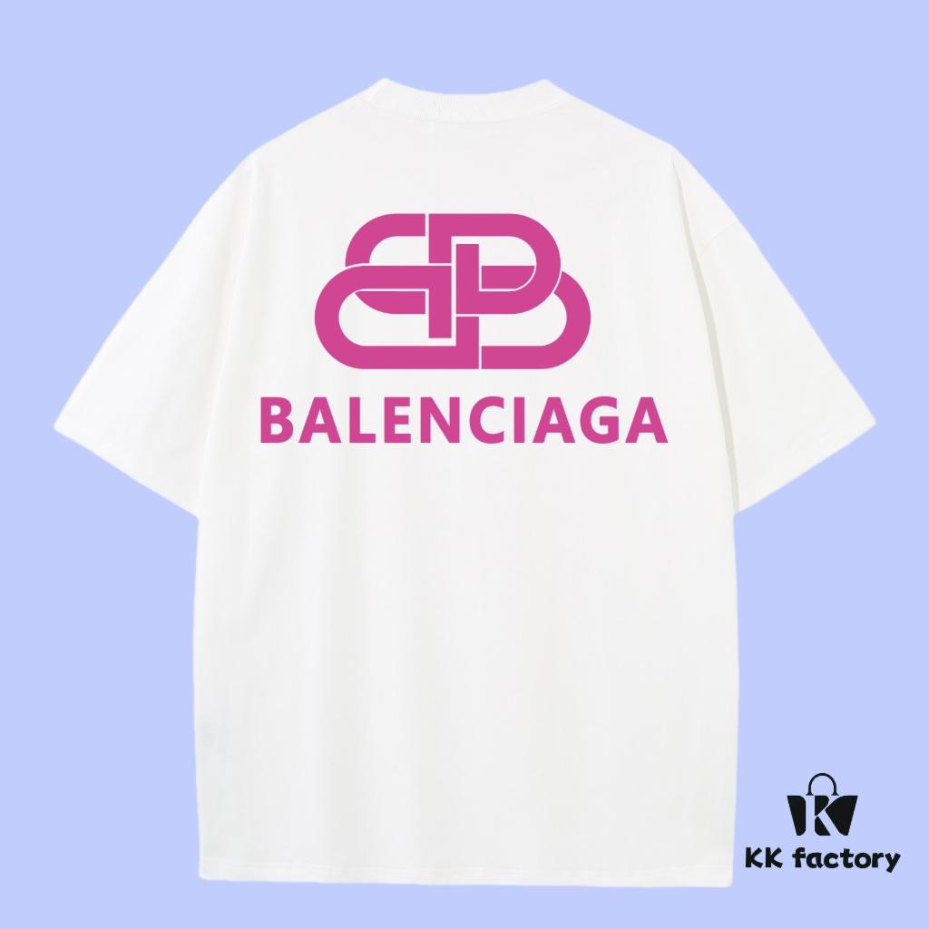 High-End Quality Balenciaga 2025 Fall Spring/Summer Collection Buckle Short-Sleeve T-Shirt, Distinct from Regular Print, Crafted in Custom-Woven 270G 32-Thread Double-Yarn Pure Cotton Fabric, Relaxed Fit Unisex Design