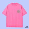 High-End Quality Balenciaga 2025 Fall Spring/Summer Collection Double-B Short-Sleeve T-Shirt, Distinct from Regular Prints, Made of Custom-Woven 270G 32-Thread Dual-Yarn Pure Cotton Fabric, Loose Fit Unisex Design
