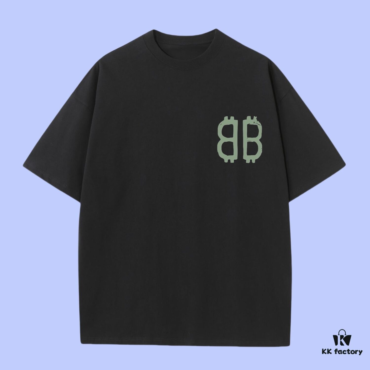 High-End Quality Balenciaga 2025 Fall Spring/Summer Collection Double-B Short-Sleeve T-Shirt, Distinct from Regular Prints, Made of Custom-Woven 270G 32-Count Double-Yarn Pure Cotton Fabric, Loose Fit Unisex Design