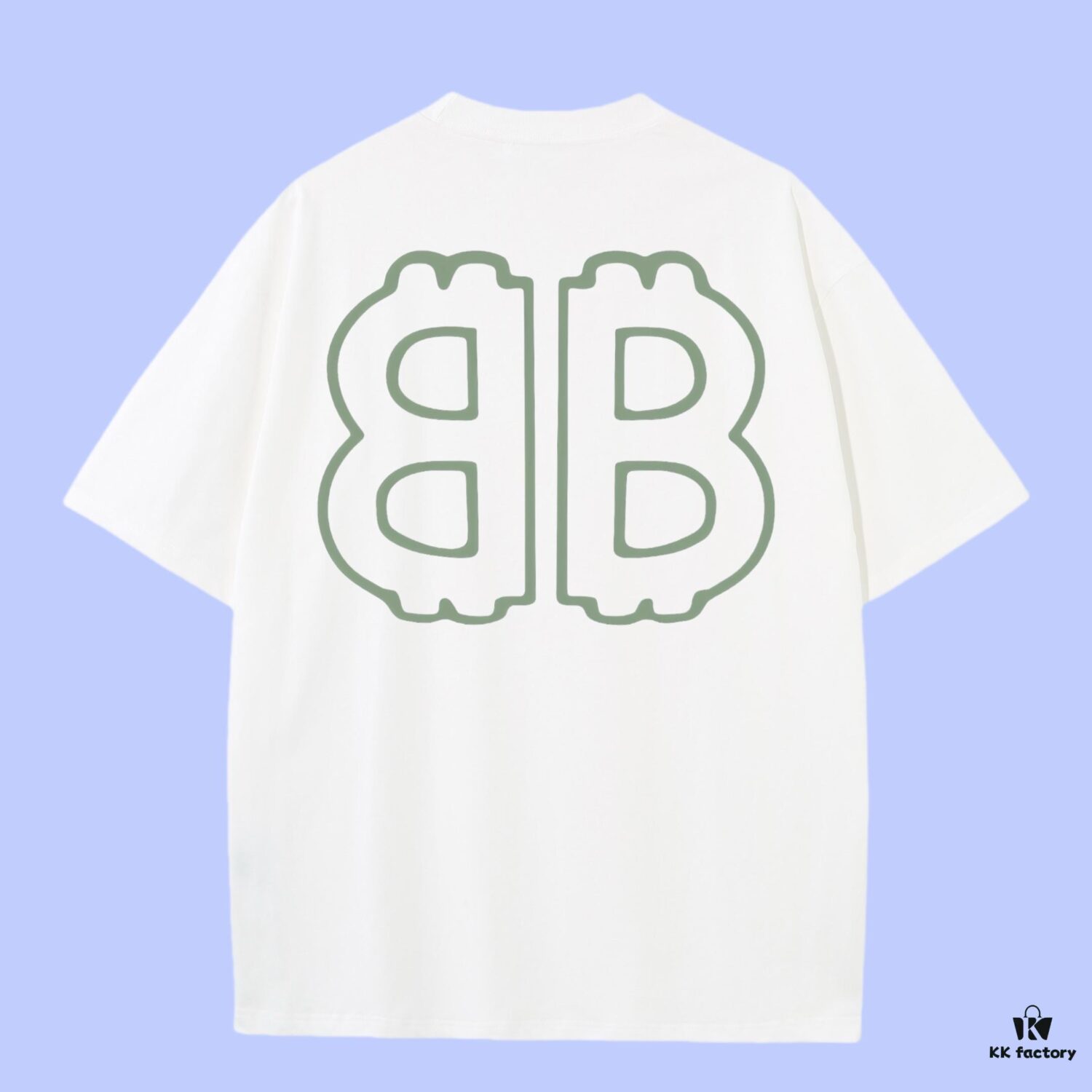 High-End Quality Balenciaga 2025 Fall Spring/Summer Collection Double B Short-Sleeve T-Shirt, Distinct from Regular Prints, Crafted in 270G 32-Count Double-Yarn Pure Cotton Fabric, Loose Fit Unisex Design