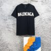 Balenciaga Tape Hole Short Sleeve T-Shirt