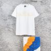Balenciaga Tape Logo Distressed Short Sleeve T-Shirt