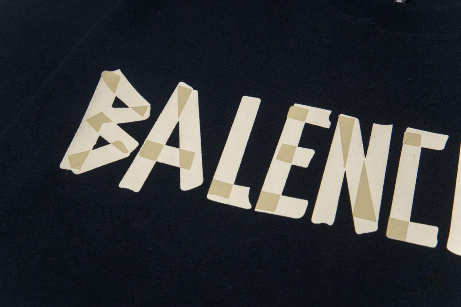 Balenciaga Tape Ripped Short Sleeve T-Shirt