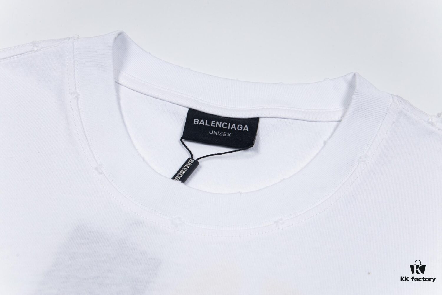 Balenciaga Tape Ripped Short Sleeve T-Shirt