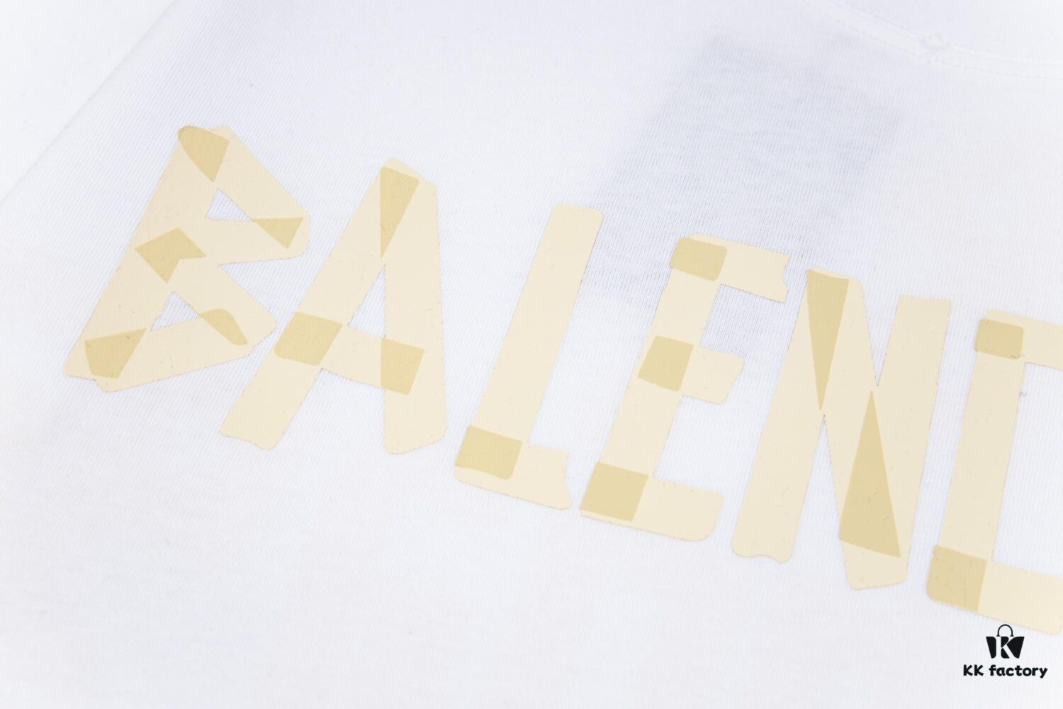 Balenciaga Tape Ripped Short Sleeve T-Shirt