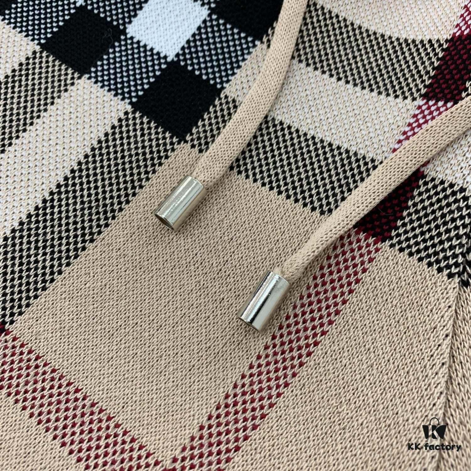 New BURBERRY Classic Plaid Knit Shorts Unisex