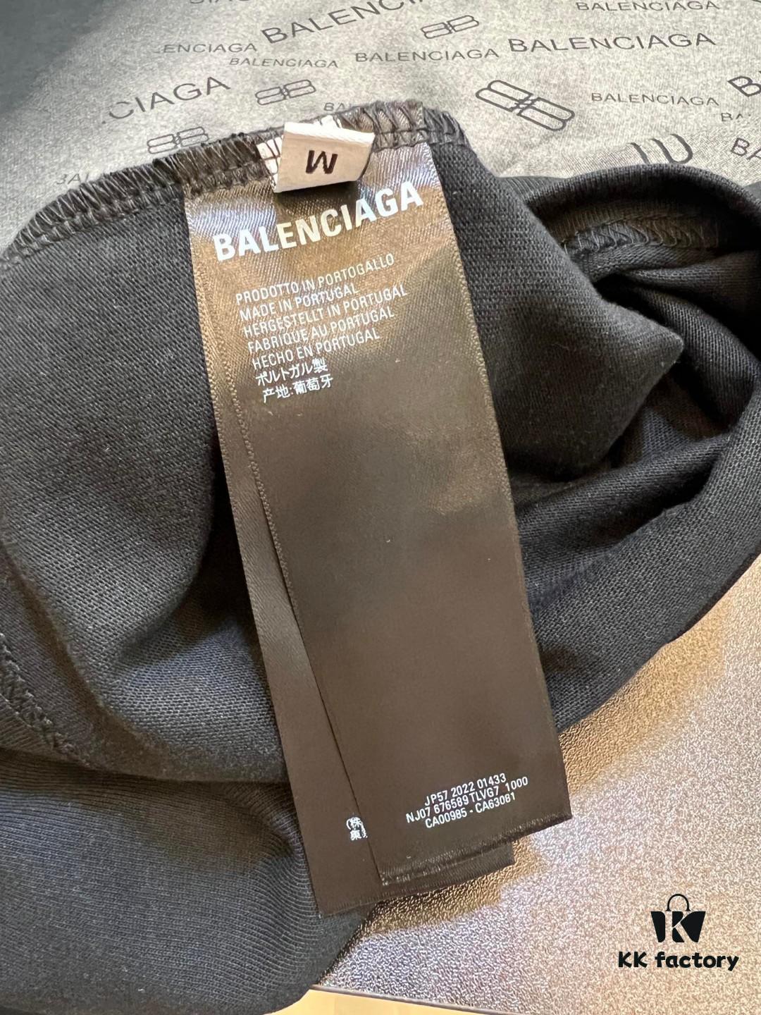 Balenciaga Gradient Letter Short-Sleeve T-Shirt