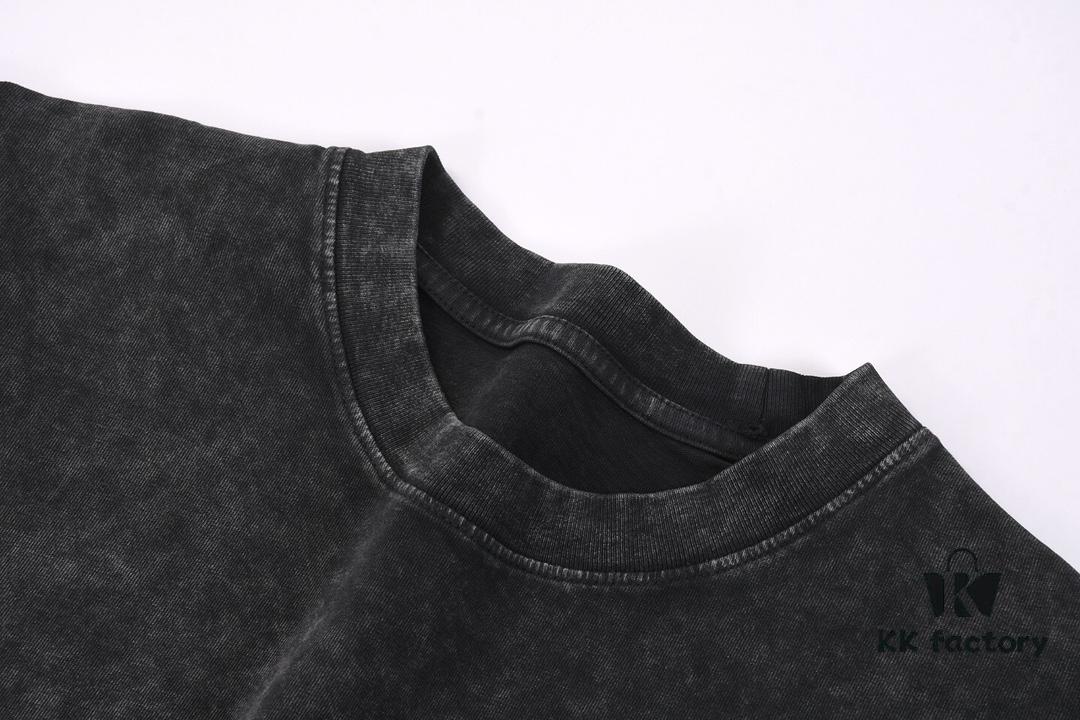 High-End Quality Balenciaga 2025 Fall Spring/Summer Collection Tape Logo Short Sleeve T-Shirt