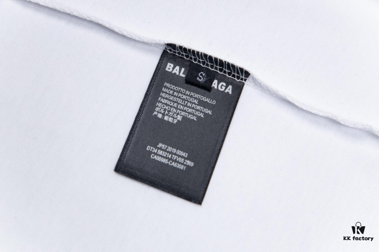 Balenciaga Tape Ripped Short Sleeve T-Shirt