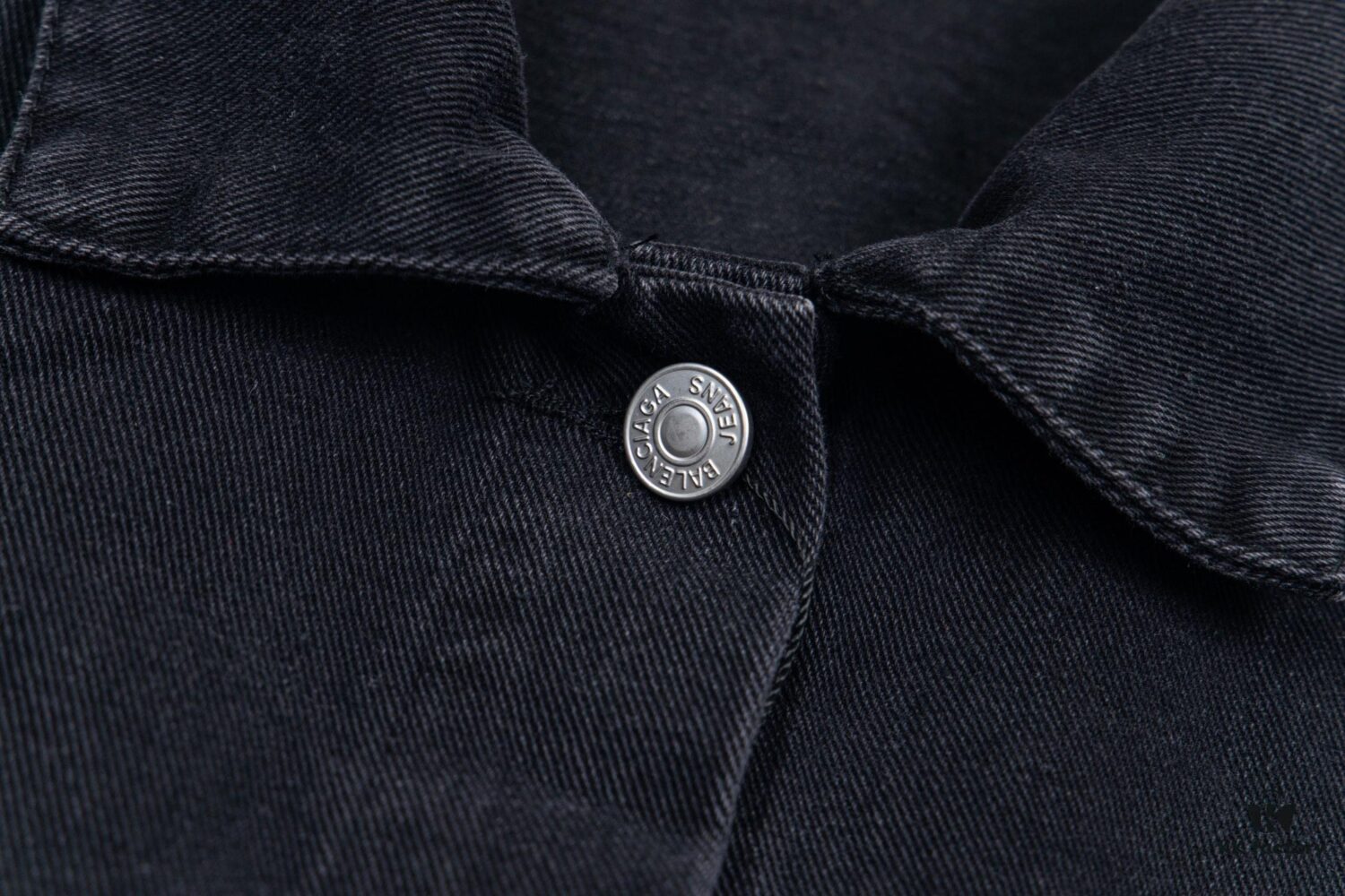 Balenciaga 2024 Fall/Winter New Loose Oversized Denim Jacket with Eiffel Tower Design