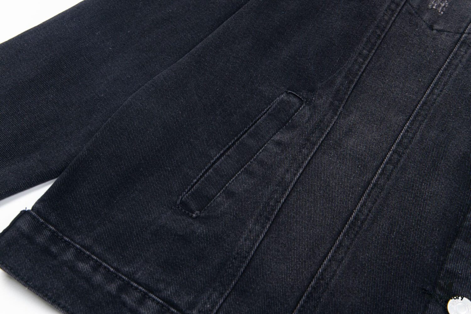 Balenciaga 2024 Fall/Winter New Loose Oversized Denim Jacket with Eiffel Tower Design