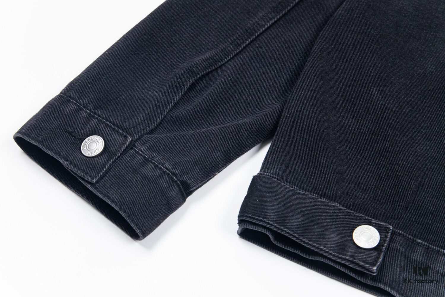 Balenciaga 2024 Fall/Winter New Loose Oversized Denim Jacket with Eiffel Tower Design