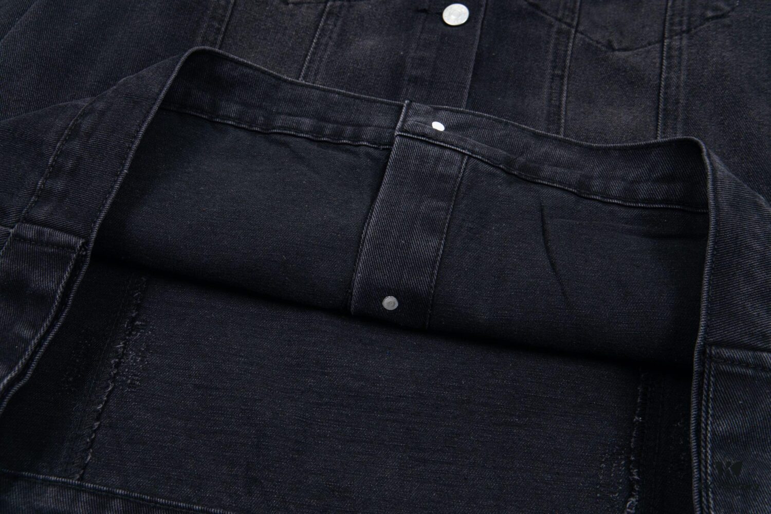 Balenciaga 2024 Fall/Winter New Loose Oversized Denim Jacket with Eiffel Tower Design