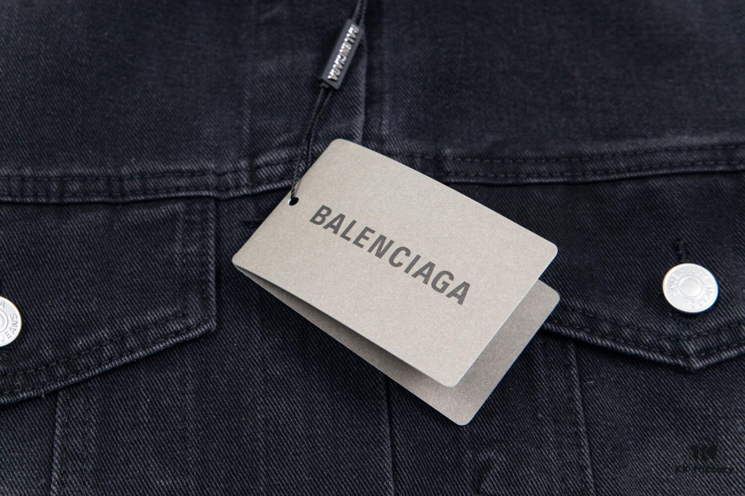 Balenciaga 2024 Fall/Winter New Loose Oversized Denim Jacket with Eiffel Tower Design