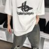Balenciaga Phantom Double Logo Classic Print Short Sleeve T-Shirt