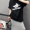 Balenciaga Phantom Double Logo Classic Print Short Sleeve T-Shirt