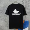 Balenciaga Phantom Double Logo Classic Print Short Sleeve T-Shirt Unisex Loose Fit Cotton 260g 32s