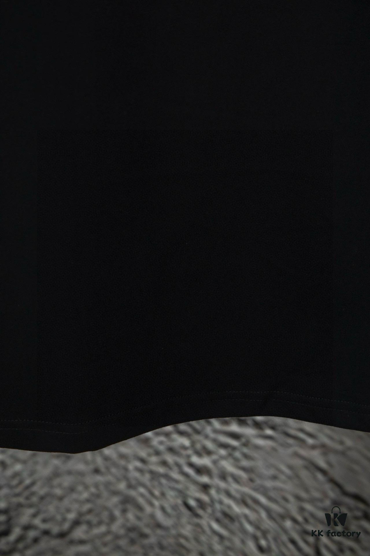 Balenciaga Phantom Double Logo Classic Print Short Sleeve T-Shirt Unisex Loose Fit Cotton 260g 32s