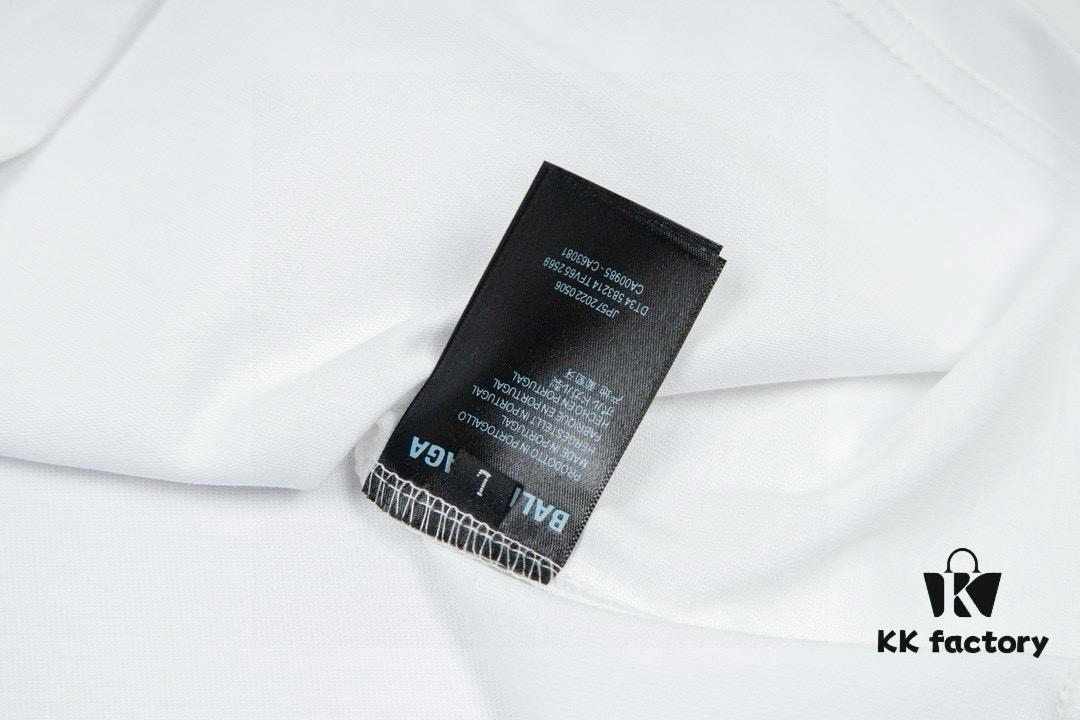 Balenciaga Phantom Double Logo Classic Print Short Sleeve T-Shirt Y093